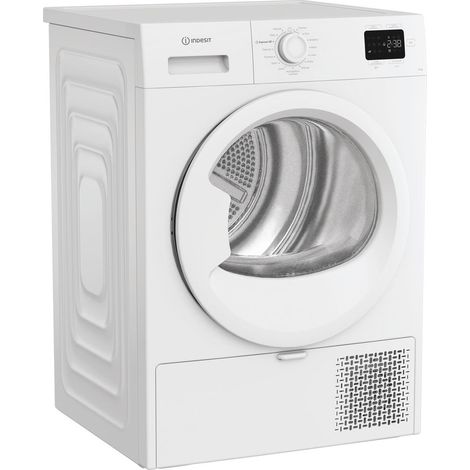 Indesit C YD 84D WW IT, Capacità 8kg, classe C, colore White, Dispay digitale, QuickDry
