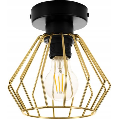 LÁMPARA DE TECHO COLGANTE LÁMPARA DE ARAÑA LED DORADA PLAFON