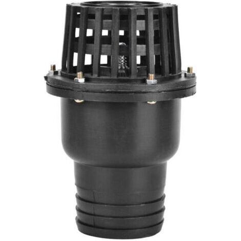 Clapet anti-retour plat basse pression pour pompe à eau, en PVC noir, pour machines hydrauliques (3\