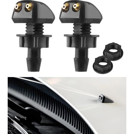 front wiper nozzles for car, universal windscreen washer nozzle, front wiper nozzles, front washer nozzles (1/5)