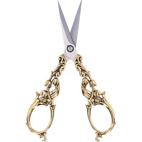 Ciseaux à broder professionnels style rétro - Outils de couture fiables pour travaux manuels (1/5)