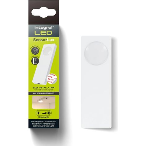 LED SensorLux Blanc Chaud Dimmable Détection de Mouvement eclairage led cuisine sous meuble Bande Magnétique - Construction Aluminium, Batterie 1000mAh Rechargeable & Facile à Installer (1/5)