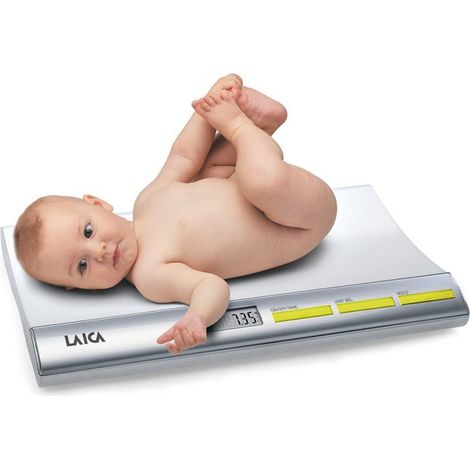 LAICA Balance pesabambini Eletronica, Silver