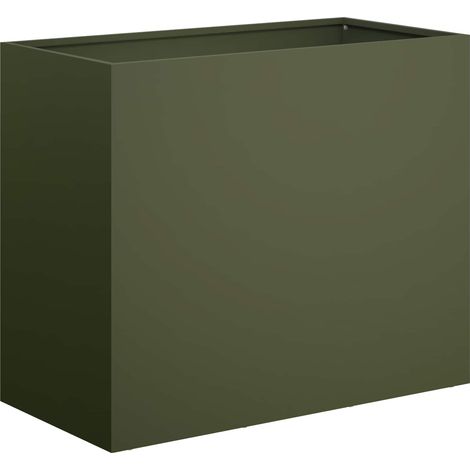 Maison Exclusive - Garten-Pflanzgefäß Olivgrün 60 x 30 x 40 cm Ka (1/5)