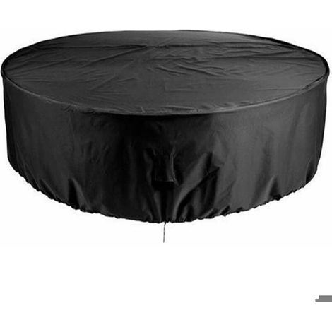 HONORNIC - Housse de mobilier de Jardin, Housse de Table de Jardin Ronde étanche et résistante pour extérieur, Meubles 230x110cm