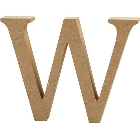 Lettre en bois - réf 56332 - Couleur marron - Mixte - Objets décoratifs