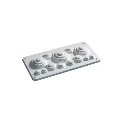 Hager Leitungseinführung oben/unten, IP44/54 FZ425 (1/2)