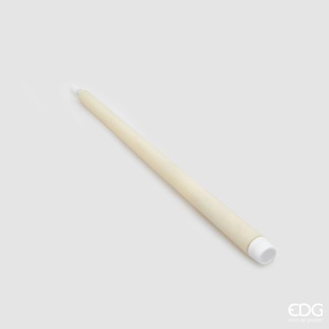EDG Set 2 Pezzi Candela Led Touch Stelo Avorio H 25 (1/3)