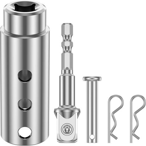 Adaptateur de perceuse compatible avec un arbre d'entraînement de 1 pouce,pour perceuse sans fil avec douille de 1/2 pouce pour camping-car, caravane (1/5)