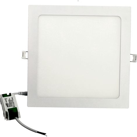 Jandei - Downlight led 18W 6000ºK cuadrado empotrar blanco Downlight LED