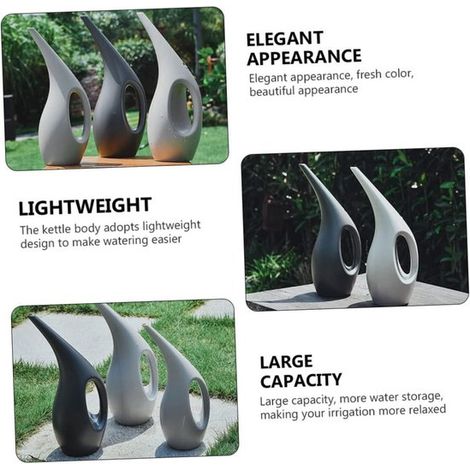 1 regadera doméstica con cuello de cisne – Para plantas de interior y exterior – Jarra de agua para jardinería (1/5)