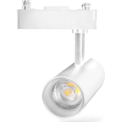 Spot blanc LED de rail 10 W 2 fils (1/5)
