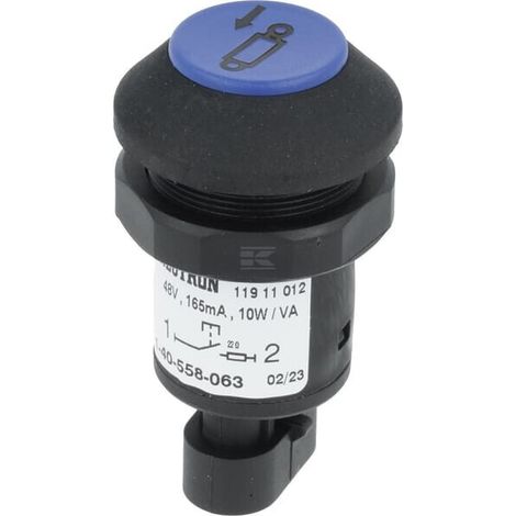 Interruttore a pulsante sollevatore rotondo blu PNEUTRON 11911012PN (1/5)