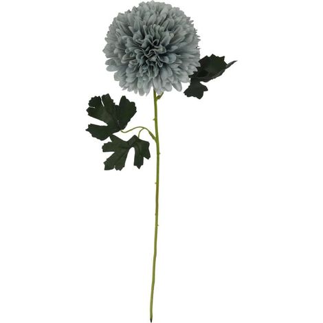 Fiore artificiale blu a forma di palla d'aglio (1/3)