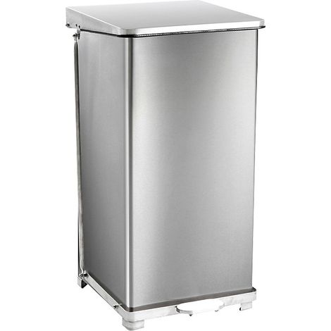 FRANKEL kaiserkraft, Poubelle industrielle à pédale, inox, (1/4)