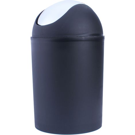 Ensemble de 6 accessoires salle de bain : poubelle, porte-savon, distributeur, verre et porte-brosse à dents (1/5)
