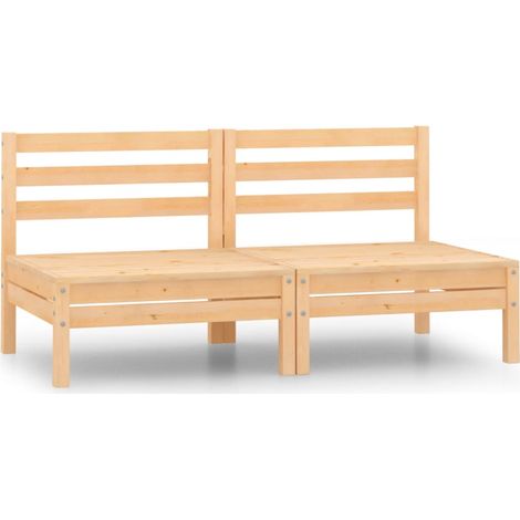 Maison Exclusive - Divano da Giardino a 2 Posti in Legno Massello di Pino