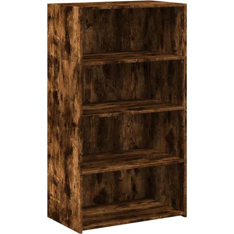 Maison Exclusive - Credenza Rovere Fumo 70x41x124 cm in Legno Multistrato