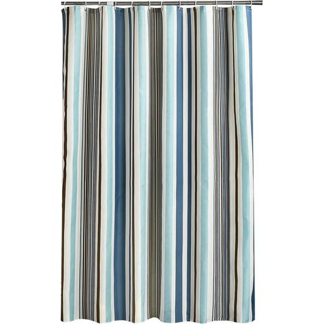 Cortina de ducha de 200 x 240 cm (ancho x alto), antimoho, forro de poliéster suave, diseño de cortina de baño, ideal para el baño. (1/5)