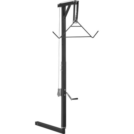 Treuil de chasse 136 kg pour attelage 2 pouces, chariot de cerf avec axe pivotant 360 degrés, palan, corde et crochets (1/5)