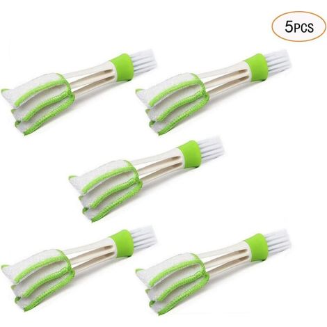 5 Brosses de Nettoyage de Voiture, Brosses Souples pour Tableau de Bord,Outils de Nettoyage de Voiture Multifonctionnels adaptés pour les Moteurs, les Roues, les Lntérieurs, Les Garnitures, les évents