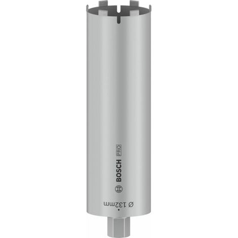 Couronne de forage à sec diamantée 1 1/4" UNC Best for Universal 132 mm, 400 mm, 6 segments, 11,5 mm