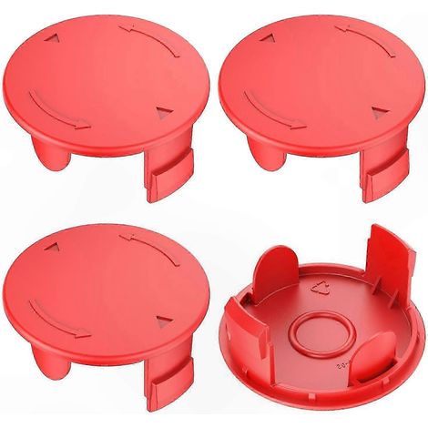 Lot de 4 capots de bobine compatibles avec coupe-bordures sans fil, adaptés aux modèles ART 30-36 LI et autres, pièce de rechange pour accessoires de débroussailleuse (1/5)