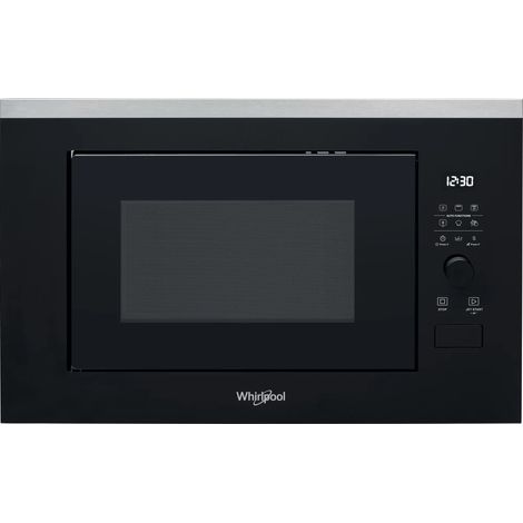 Whirlpool WMF250G - Horno Microondas Integrable 25 Litros Con Grill Inox