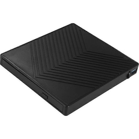 Lecteur externe CD/DVD avec lecteur de cartes 6-en-1 pour ordinateur PC (1/5)