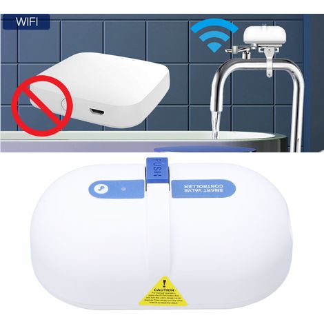 Minuterie de vanne d'eau intelligente Tuya WiFi, télécommande pour vanne d'arrêt automatique de conduite de gaz, norme européenne 100-240 V (1/5)