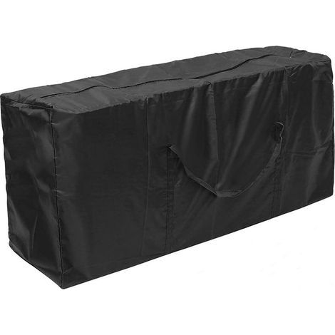 Sac de rangement pour coussins de jardin – Housse extérieure en tissu Oxford imperméable (1/4)