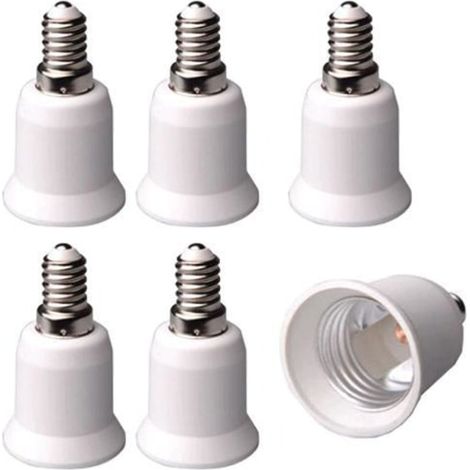 Filiyano-Lot de 5 adaptateurs E14 vers E27