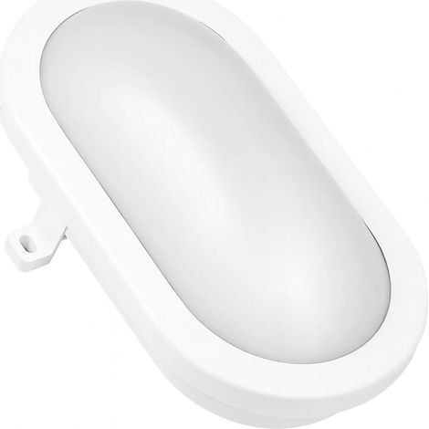 TrendLine LED-Ovalleuchte weiß 22 x 14 x 8 cm neutralweiß (1/2)