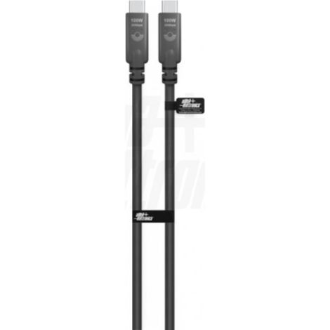 Alpha elettronica cavo usb 3.2 gen2x2 da usb-c a usb-c 2mt 100w nero 95-683/020 (1/3)