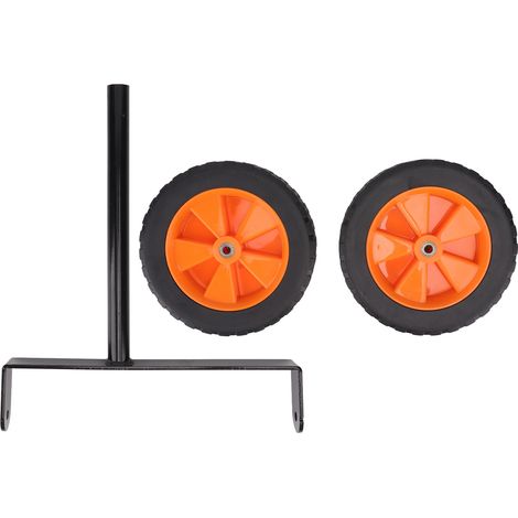 Roue auxiliaire réglable pour débroussailleuse électrique, accessoire de roue de support pour tubes d'essieu de 26 mm et 28 mm, tondeuses à gazon (1/5)