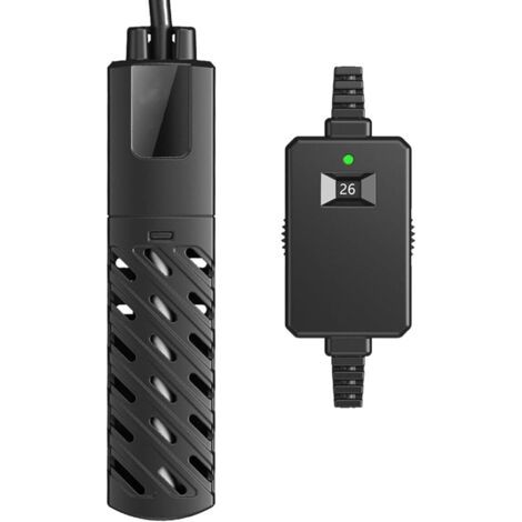 BUNTHAUS Mini chauffage pour aquarium 15 L, 100 240 V 50/60 Hz, plage de contrôle de la température : 20 °C à 34 °C, utilisé pour aquarium et aquarium, isolation automatique à température constante PT (1/5)