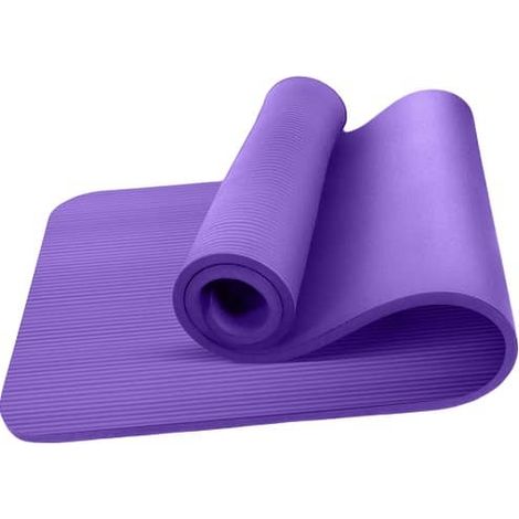 Esterilla Yoga Antideslizante entrenamiento 61x183 cm Morado (1/3)