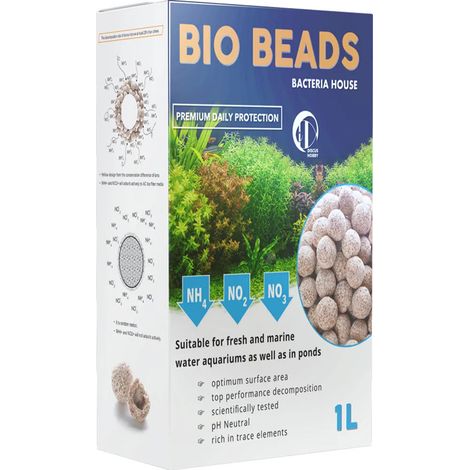 Perlas BIO - hogar de bacterias 1 litro