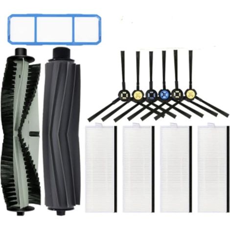 Cepillo lateral principal delantero con filtro HEPA para SSR1 SSRA1 para aspiradora robot A9S A7 V8 V8S X750 X800 X785 V80 (repuestos) (1/5)