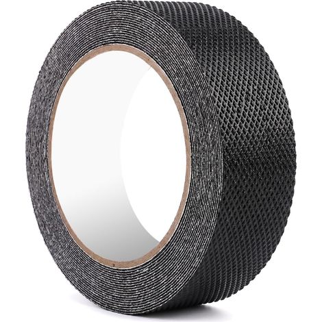Bande Antidérapante en Caoutchouc, 2,5cm x 5m Ruban Poignée Anti-Dérapant, Antiderapant Adhesif Adhesive, Imperméable Antirutschband, Bandes AntidéRapantes pour Outils (1/5)