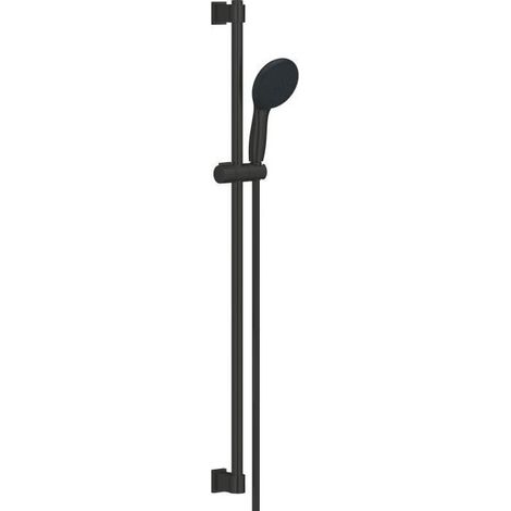 Grohe Vitalio Start - Set doccetta, asta saliscendi e flessibile, 2 getti, nero opaco 269542431 (1/3)