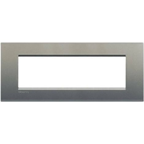 BTICINO LNA4807AE - Placca 7 Posti Quadra Avenue Bticino LivingLight (1/5)