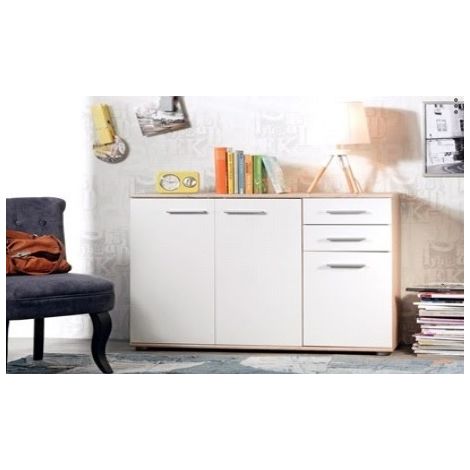 MADIA OSLO 103X34XH74CM OLMO PERLA / BIANCA
