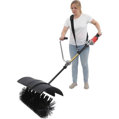 Balayeuse électrique 1600 W – Balai et souffleur 2 en 1 avec brosse de 55 cm – Balai et souffleur réglable pour feuilles, neige et pelouse – Balai électrique filaire pour jardin et cour (1/5)