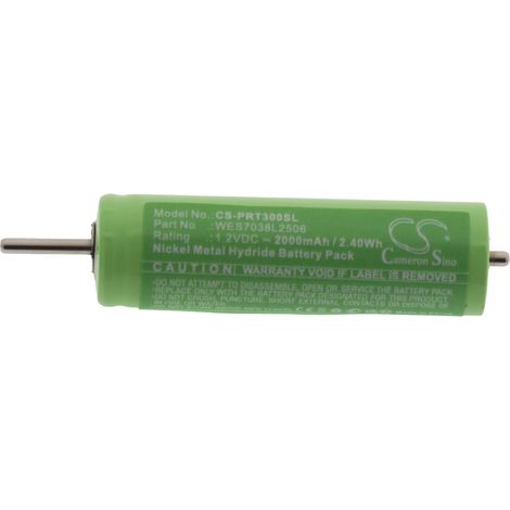 Batteria 1.2V 2000mAh per rasoio Panasonic ER-GB70 ER-GB96 ES7101 ES-RT30 (1/4)