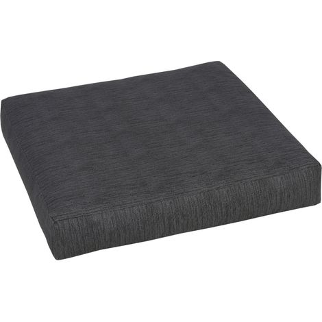 GO-DE Lounge-Ersatzkissen 60 x 55-60 x 12 cm anthrazit Sitzkissen Sitzauflage
