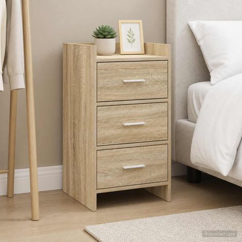 vidaXL Comodini Rovere Sonoma 40 x 36 x 70 cm Legno ingegnerizzato (1/5)