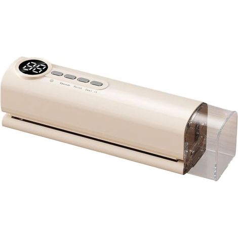 Machine de mise sous vide, Appareil de conservation alimentaire, Scelleuse portable en ABS pour emballage sous vide — Idéal pour la congélation (1/5)