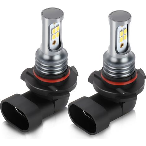 phares antibrouillard LED étanches IP68 pour voiture V1, kit de conversion tout-en-un, 16 W, 1000 lm, 6000 K, 9005/HB3/H10 (1/5)