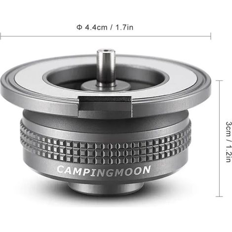 Nouvel adaptateur pour réchaud de camping, convertisseur magnétique de type split pour four, compatible avec les équipements de cuisine de camping et les réchauds portables. (1/5)